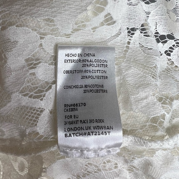 Anthropologie Vanessa Virginia Elysian Lace Top - Picture 7 of 10